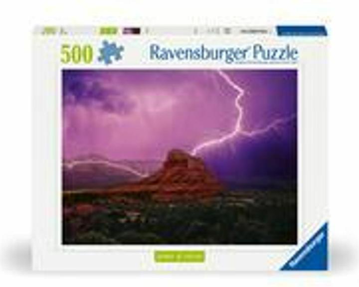 Produktbild Ravensburger Puzzle 12000779 - Pinke Gewitterstimmung - 500 Teile Puzzle für Erwachsene ab 12 (500 Teile)