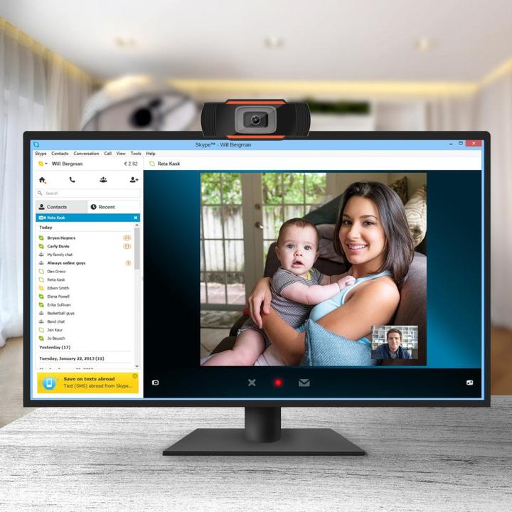 Image du produit Platinet Caméra Web PCWC720 (45490) (0.90 Mpx)