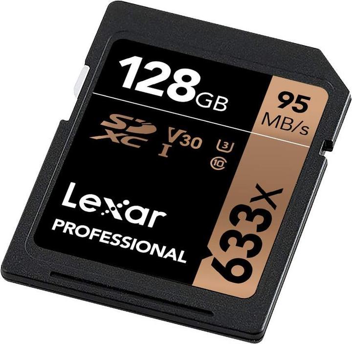 Image du produit Lexar Sdxc (128 Go, SDXC, U3, UHS-I)