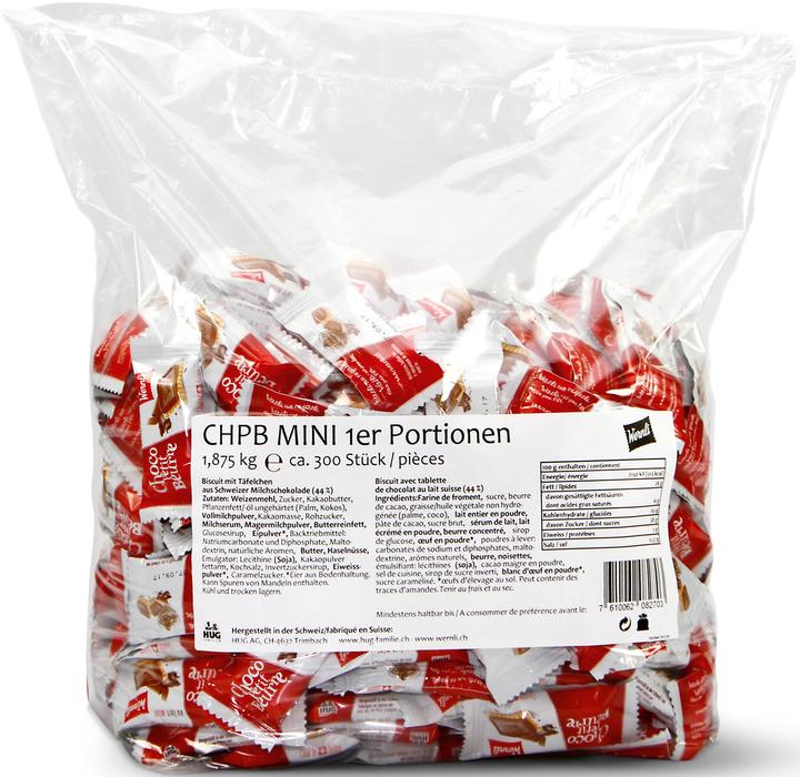 Wernli Mini Choco Petit Beurre 300 Stück (300 Stk., 1650 g)