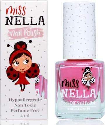 Immagine prodotto Miss Nella Pentole nella - smalto per unghie inodore per bambini PEEL OFF Pink A Boo (Rosa A Boo, Smalto)