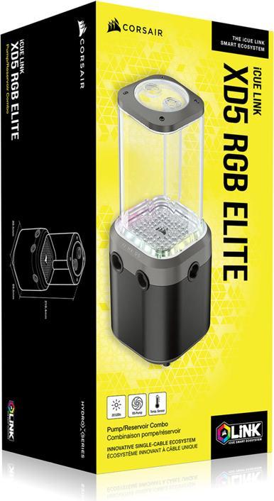 Actual product image Corsair Pump Res Unit, XD5 ELITE (D5 Pump reservoir unit)