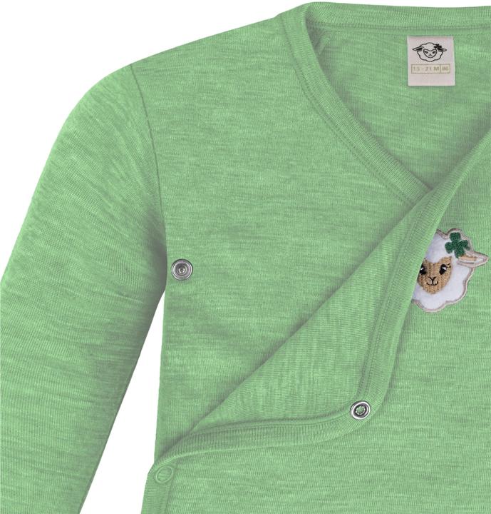 Actual product image Normani 2-pack double pack baby bodysuit merino wrap bodysuit long sleeve - 9343 (50)