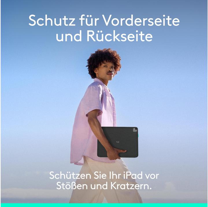 Produktbild Logitech Flip Folio (CH, iPad Pro 13 2024 (M4), iPad Air 13 2024 (M2), iPad Air 13 2025)
