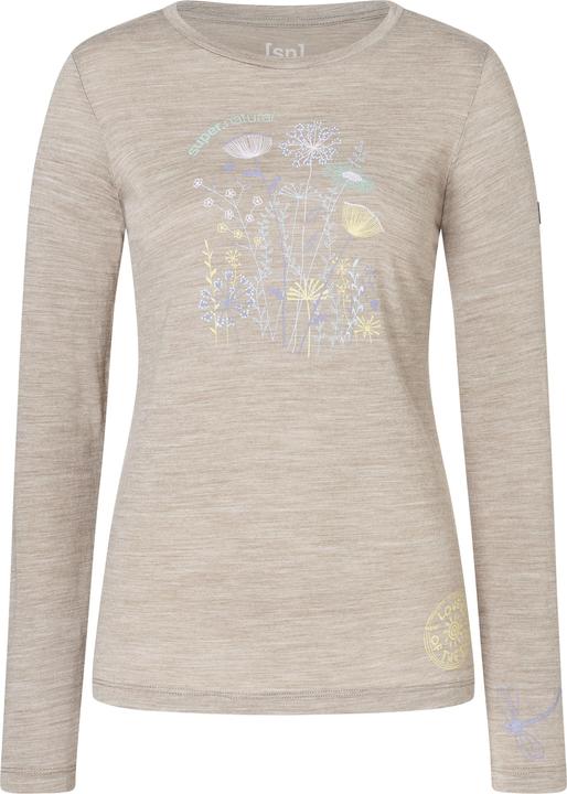 Super Natural Women's Hodgepodge L/S (L)