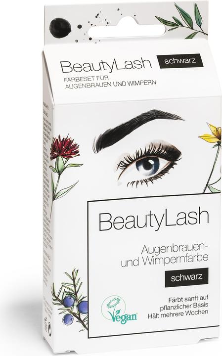 BeautyLash Vegan Färbeset für Augenbrauen und Wimpern (Schwarz)