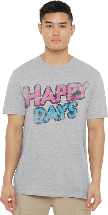 Immagine prodotto Happy Days Maglietta Effetto invecchiato Uomo (L)