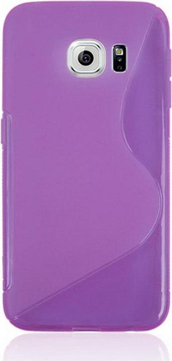 Actual product image König Design Mobile phone case TPU Case for mobile Samsung Galaxy S6 Edge SM G925 Purple / Violet (Samsung Galaxy S6 Edge)