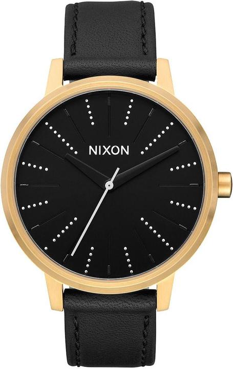 Image du produit Nixon Kensington Cuir Or Noir Argent (Montre analogique, 37 mm)