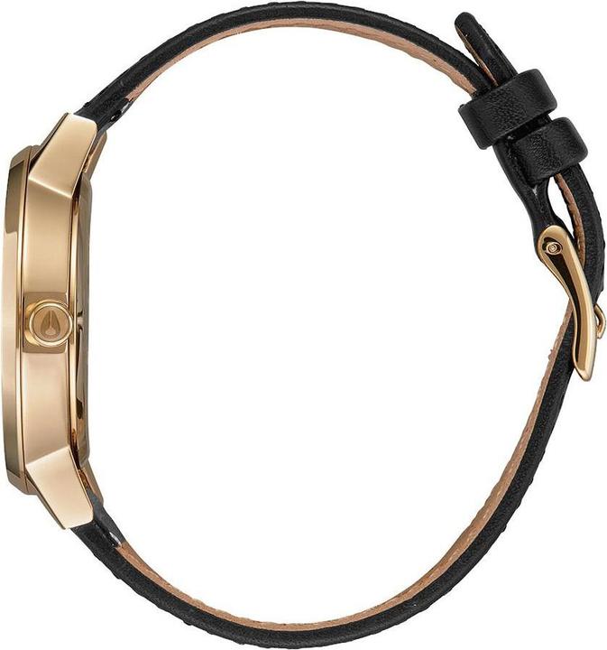 Image du produit Nixon Kensington Cuir Or Noir Argent (Montre analogique, 37 mm)