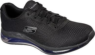 Skechers Damen Schnürschuhe Sportlich Gummisohle schwarz (38)