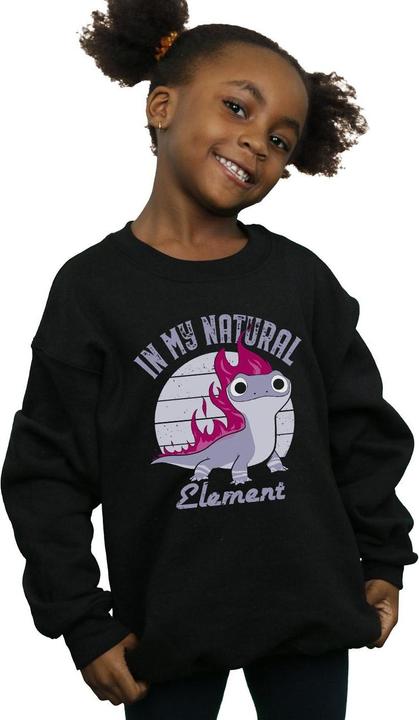 Produktbild Disney Frozen 2 Salamander Bruni Element Sweatshirt Mädchen (140, 146)
