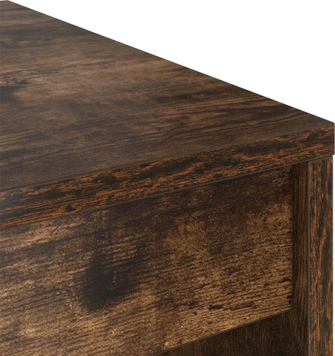 Actual product image VidaXL Desk Smoked oak MDF 60 x 40 x 76 cm Durable (60 x 40 x 76 cm)