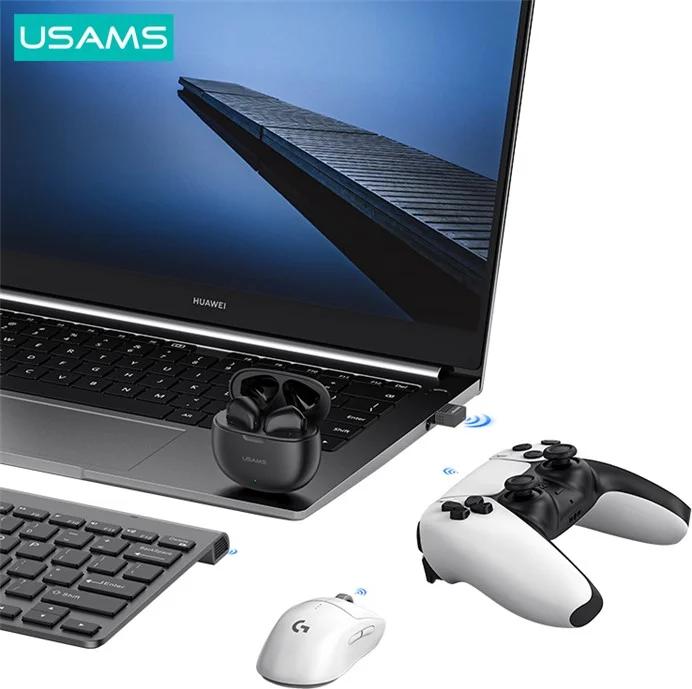 Actual product image Usams Adapter USB Bluetooth czarny/black ZB285SPQ01 (US-ZB285)