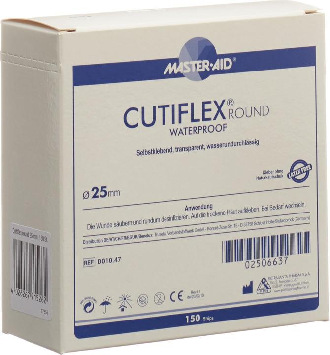 Master Aid Round Folienpflaster 25mm (150 x)