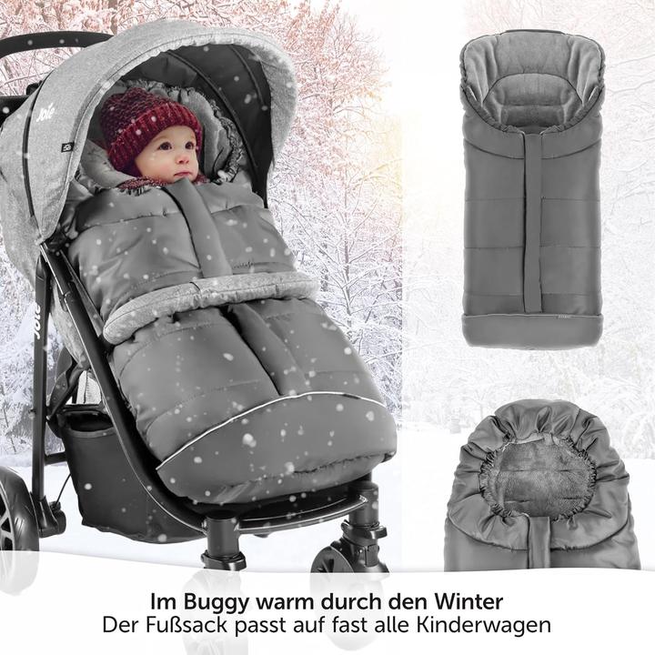 Produktbild Zamboo Fusssäcke für Kinderwagen & Buggys Fusssack für Joie Buggy (Litetrax, Mytrax, Chrome uvm.)