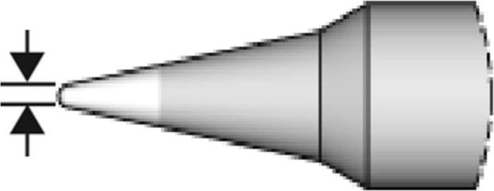 Produktbild JBC Lötspitze Rund Ø 0.1 mm (Lötspitze)