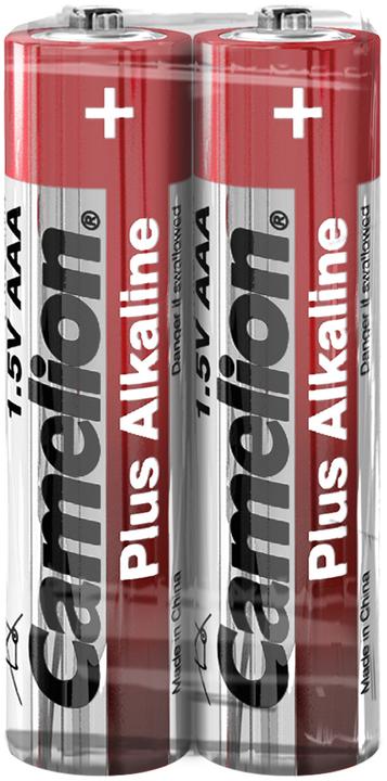 Actual product image Camelion Plus Micro AAA LR 03 Alkali Batterie (2 Stück) (in Schrumpffolie verpackt) (2 pcs., AAA, 1250 mAh)