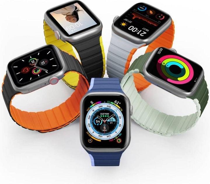 Produktbild Dux Ducis Magnetic Apple Watch Ultra, SE, 8, 7, 6, 5, 4, 3, 2, 1 (49, 45, 44, 42 mm) Strap (LD Versi (42 mm, 44 mm, 45 mm, 49 mm, Silikon, Metall)
