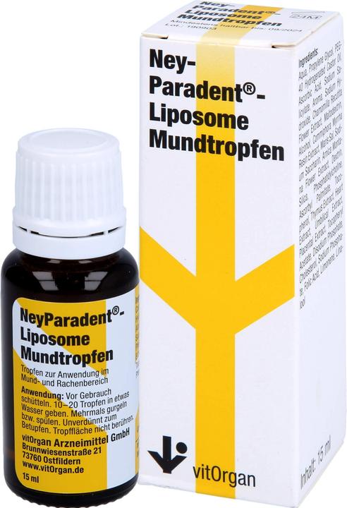 Image du produit Vitorgan Gouttes buccales NeyParadent Liposome, solution de 15 ml (15 ml)