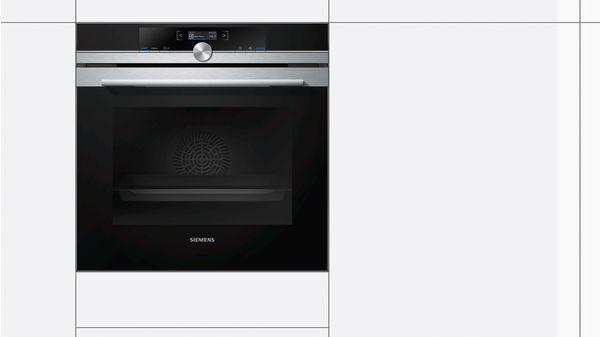 Produktbild Siemens iQ700 HB672GBS1S, Medium, Elektrischer Ofen, 71 l, 3600 W, 71 l, 30 - 300 °C