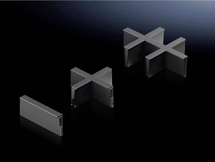 Actual product image Rittal AX 2582.100 Flange plate plastic black 5 pcs.