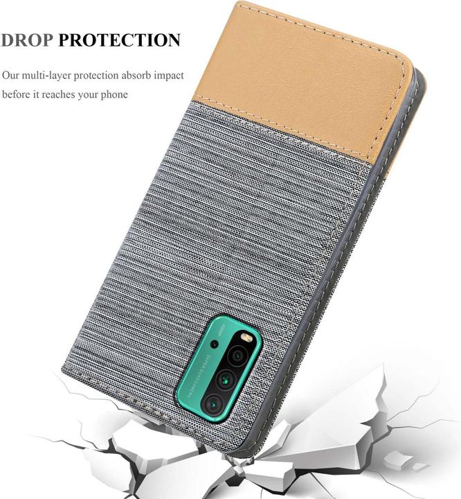 Produktbild Cadorabo Jeans Book Hülle (Xiaomi Poco M3, Xiaomi Redmi 9T)