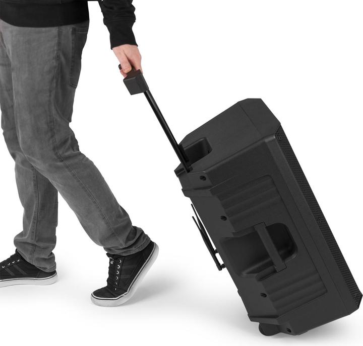 Image du produit speaker - Vonyx VSA500 - Enceinte à roulettes avec Bluetooth et 2 microphones sans fil - 800W (Actif)