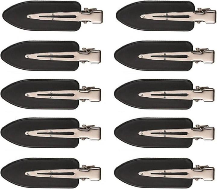 Image du produit JTI 10x pinces à cheveux professionnelles - Noir (10 pcs)