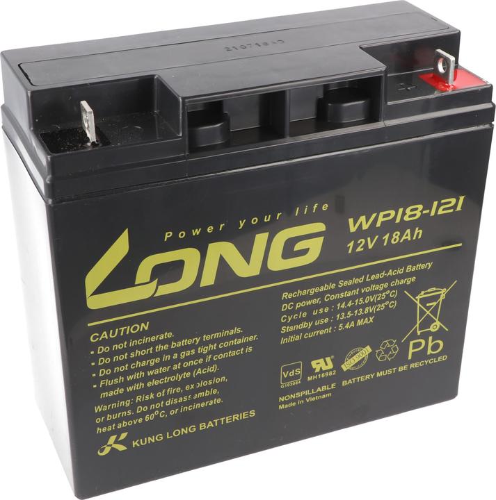 Produktbild Kung Long Akku WP18-12I / M5 Flachpol (12 V, 18 Ah)