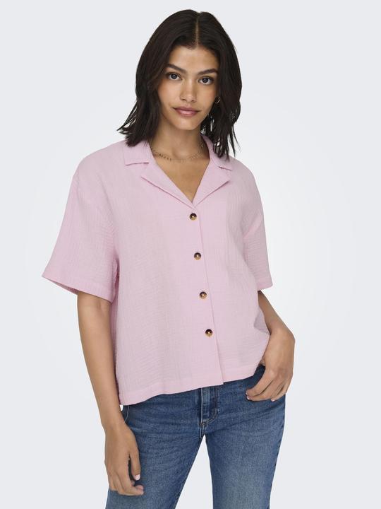 Produktbild JdY Locker geschnitten Resort Kragen Tief angesetzte Schulter Hemd Hemd (XL)