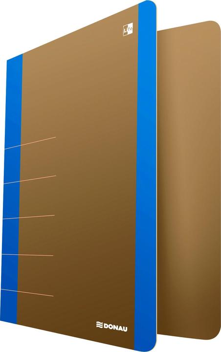 Actual product image Donau Ring binder 2 rings Life blue (A4, 50 mm, 1 Piece)