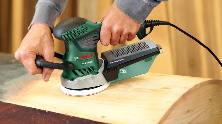 Actual product image Bosch Home & Garden Pex 400 Ae (Eccentric grinder, 370 W)
