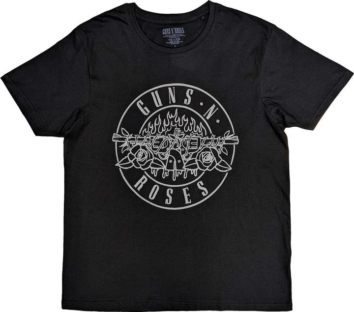 Guns N Roses Adult Classic Bullet TShirt aus Baumwolle (L)
