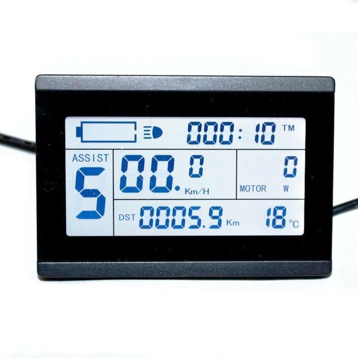 Windmeile LCD-Bordcomputer für E-Bikes (24V/36V/48V)