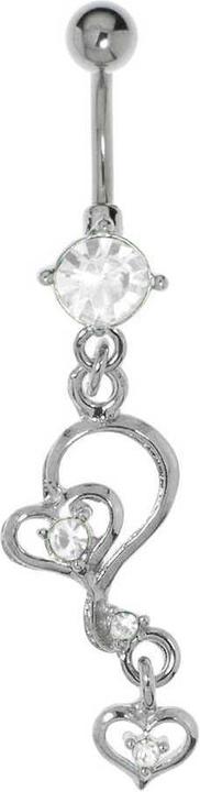 Bijouteria Bauchpiercing (Messing, Chirurgenstahl, Kristall)