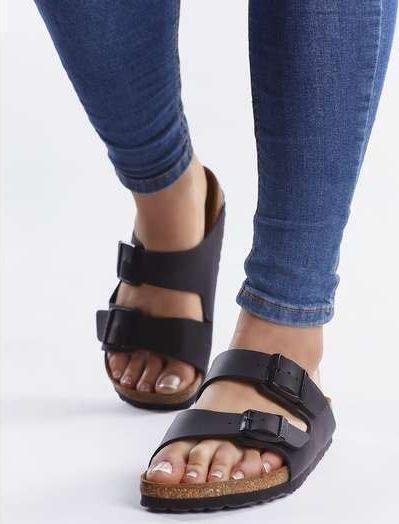 Actual product image Birkenstock Arizona Birko-Flor Narrow (42)