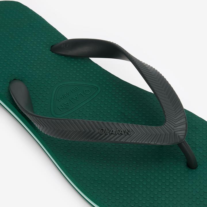 Produktbild Olaian Zehensandalen Herren 500 grün (41, 42)