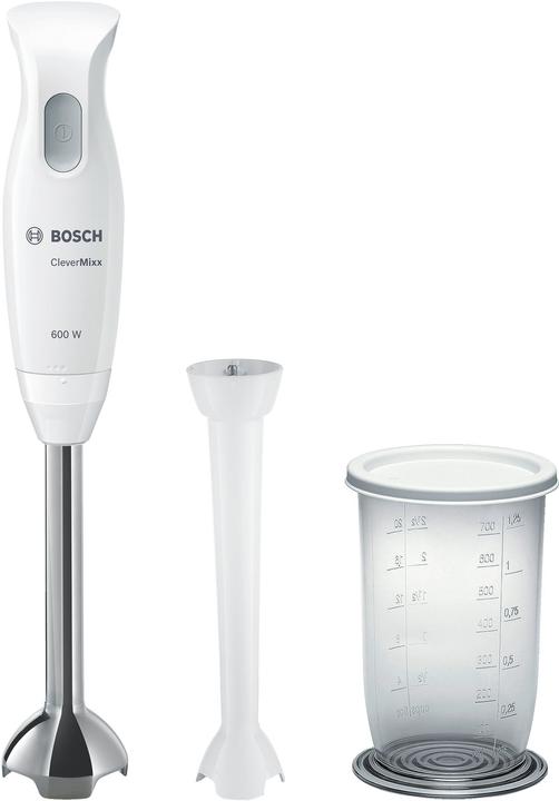 Actual product image Bosch Hausgeräte Hand Blender MSM26130 CleverMixx 600 W, Number of speeds 1, White/Grey