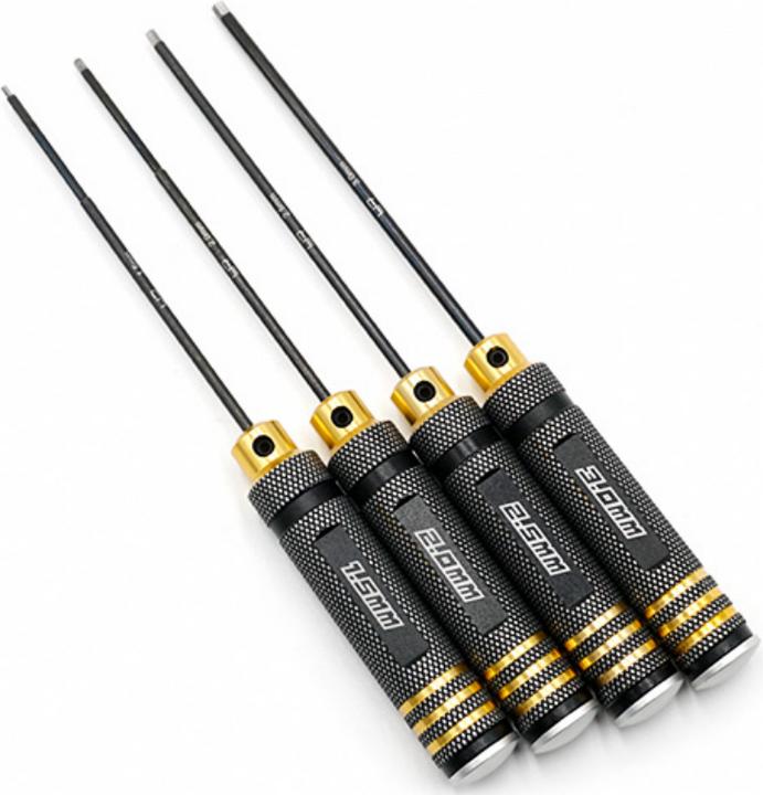 Immagine prodotto Yeah Racing Set di chiavi esagonali 1.5, 2.0, 2.5, 3.0mm in acciaio duro (Chiave a brugola)