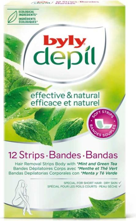 Produktbild Byly Depil Haarentfernungsstreifen Gesicht 12 Stück (12 x)
