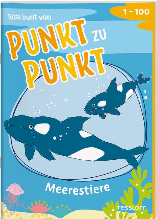 Image du produit Tessloff Totalement coloré de point à point. Animaux marins.de 1 à 100 (Allemand)