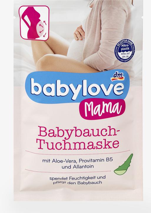 dm babylove Mama Babybauch Tuchmaske