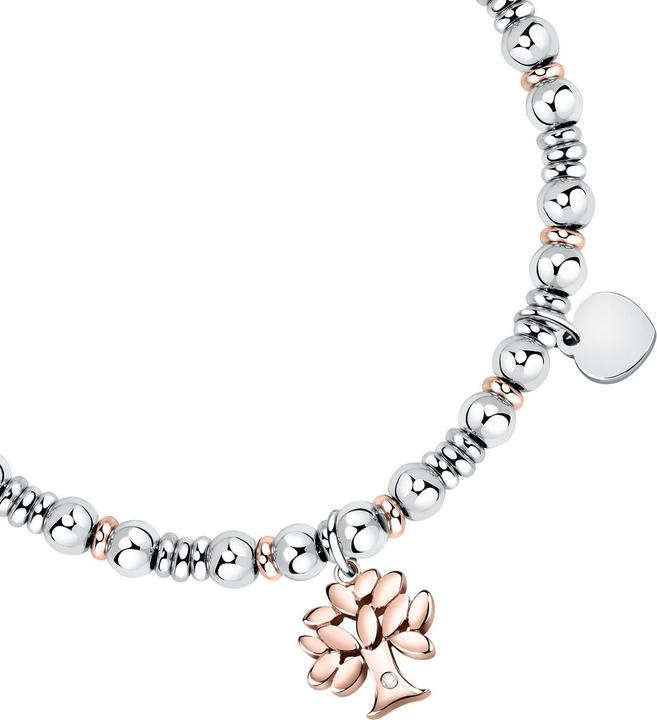 La Petite Story Lovely bicolor bracelet Tree of Life Family LPS05ASF67 (17 cm, Edelstahl)