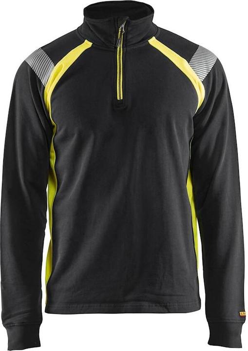 Blakläder sweatshirt mit trucker-kragen details