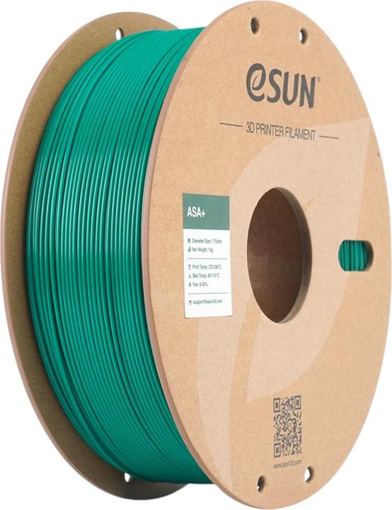 eSUN ASA+ 1,75mm GREEN 1kg (ASA, 1.75 mm, 1000 g, Verde)
