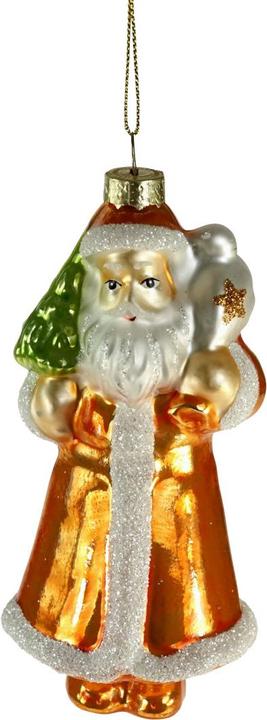 Immagine prodotto Werner Voss Appendino in vetro Babbo Natale arancione 13cm (1 -parte)
