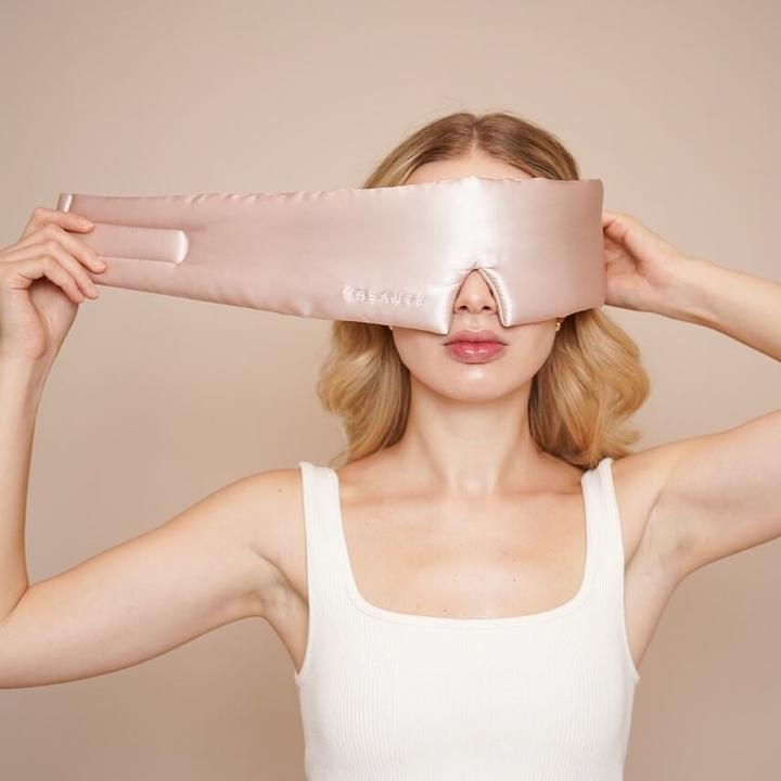 Immagine prodotto VBEAUTY Crema maschera per il sonno in seta Premium Deep Sleep (Maschera sonno)