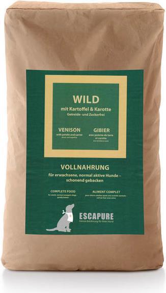 Immagine prodotto Escapure Cibo secco cotto al forno con 60% di selvaggina (Adulto, 3 pz., 1500 g)
