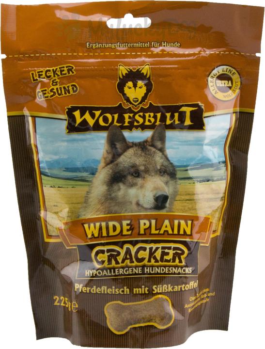 Wolfsblut Cracker Wide Plain Pferd & Süsskartoffel 225 g (Adult, 1 Stk., 225 g)